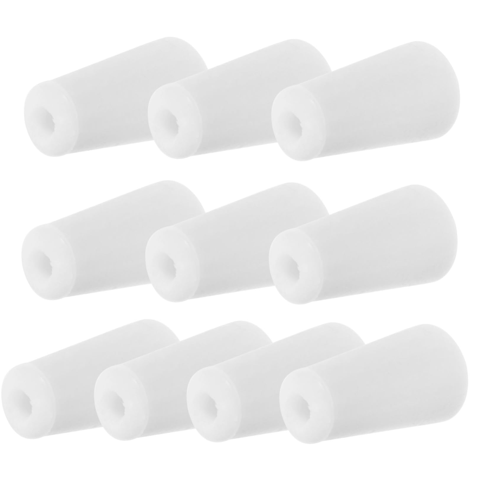 CIYODO Silicone Test Tube Stoppers 10pcs Solid Bungs Sealing Plugs for Lab Equipment
