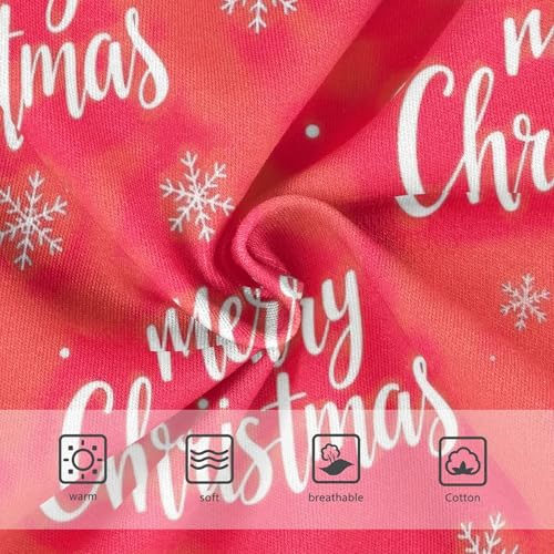 White Snowflakes Red Girl Panties Cute Toddler Underwear Floral Cotton Cartoon Briefs Underpants 2t3