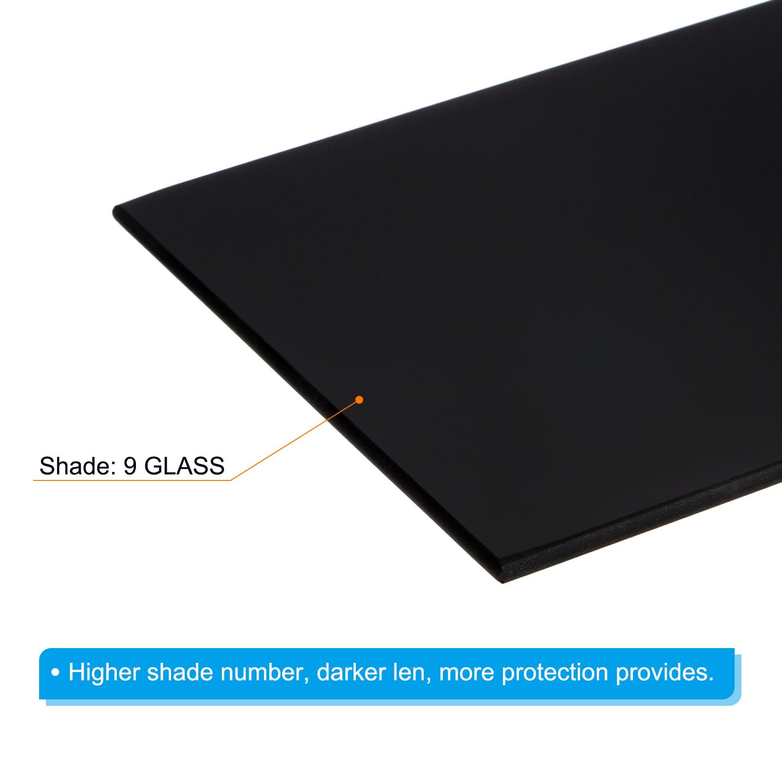 PATIKIL Welding Len Shade 9 Glass 4-5/16"x 3.5" - Image 4