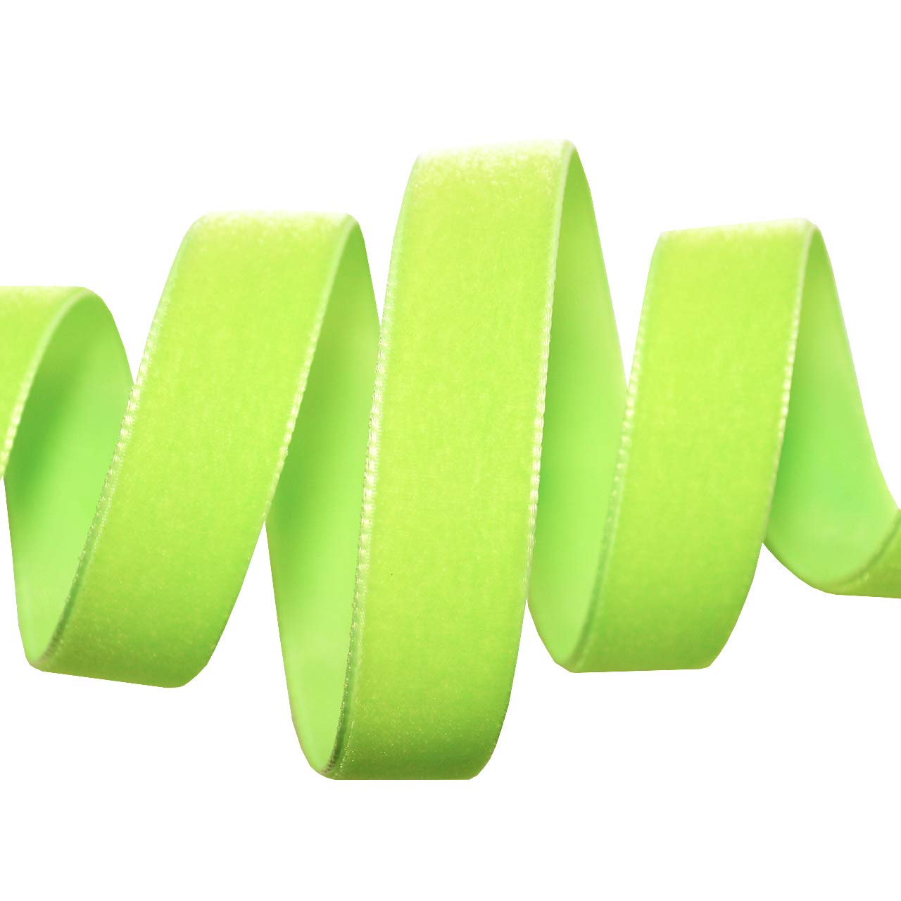 Morex Ribbon Tela, poliéster, lima, 7/8 pulgadas x 11 yardas