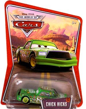 Disney Pixar World of Cars Pulcino Hicks giocattolo veicolo verde auto n. 24