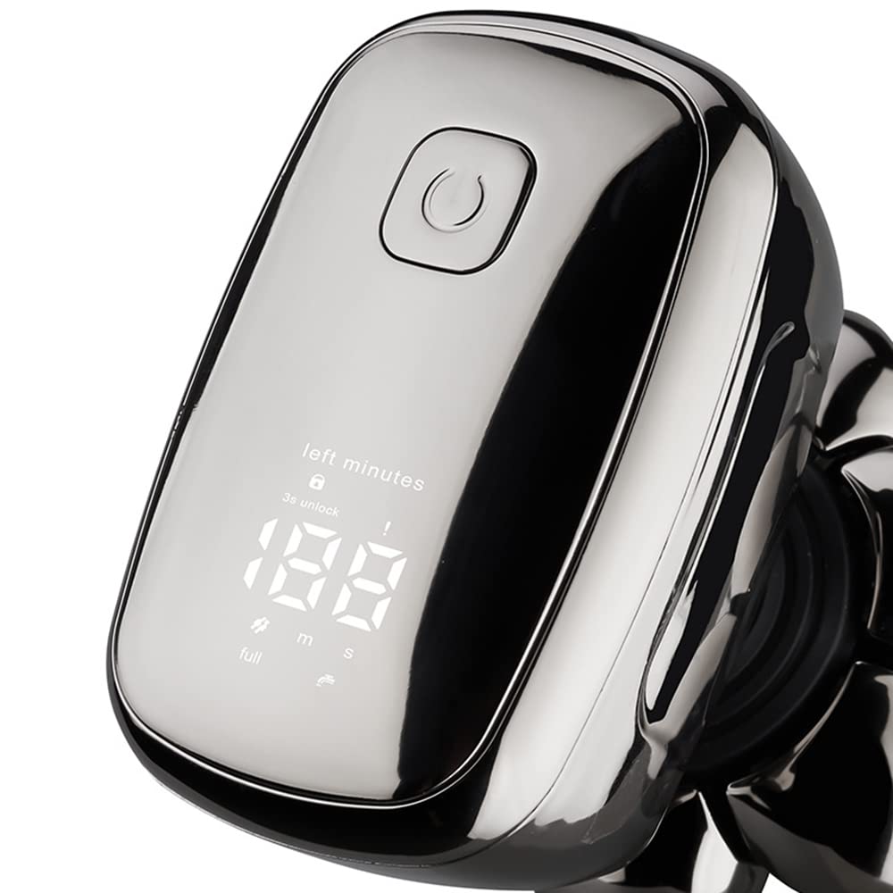 Rasoio elettrico per gli uomini, rasoio elettrico a 7 lame per gli uomini Kit di toelettatura ricaricabile wireless rasoio impermeabile rasoio barba rasoio rasoio USB macchina da barba