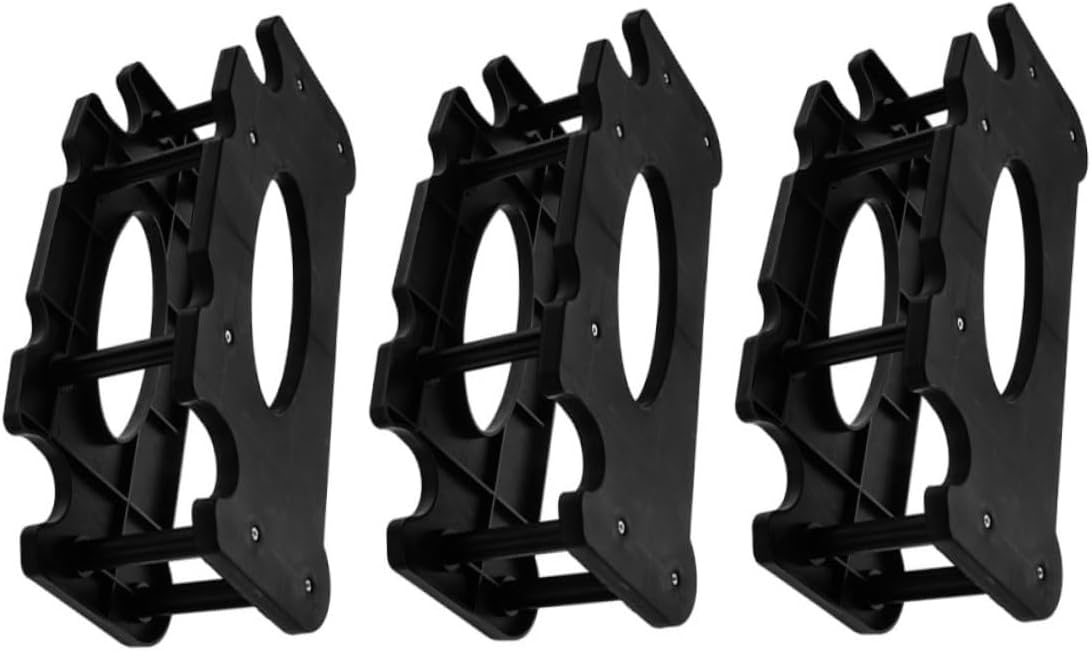 VICASKY 3pcs Dumbbell Rack Stand Heavy Duty Weight Organizer for Home Gym Durable Storage for Strength Training Equipment Space Saving Design for Organized Exercise Environment