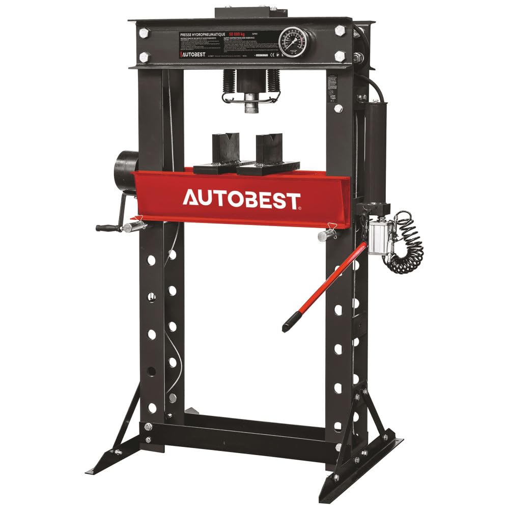Presse d'atelier hydraulique/hydropneumatique 50 tonnes - AUTOBEST