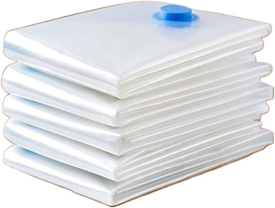 ABDR-12PCS Travel Vacuum Storage Bags with Electric Pump Vacuum Seal Bags for Luggage Space Saver Bags for Clothes EU Plug