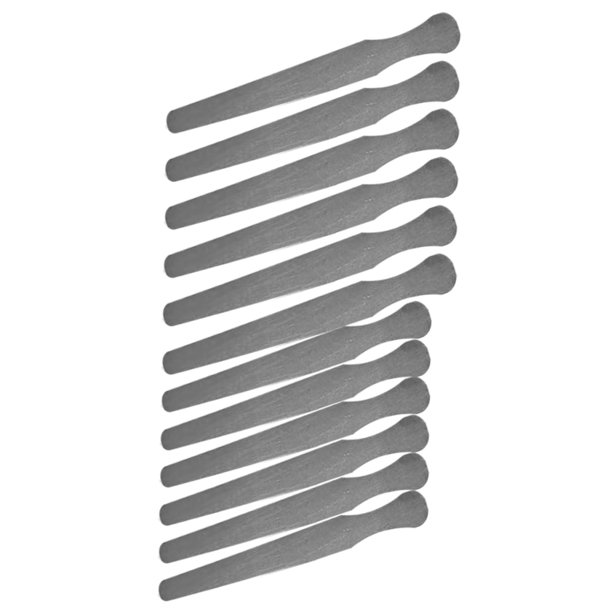 MUCKLILY 12 Pcs Reusable Tongue Depressors Stabilizing Device Smooth Edges for Safe Examinati