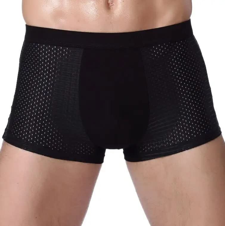 kritziee ™ Men Breathable Pouch Underwear Packs Boxer Trunks | Air Ventilation Boxer Trunks-picture-22