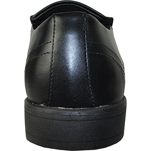 VANGELO Tux-4 Dress Shoe Loafer Formal Tuxedo Prom & Wedding Shoe Black Matte (8 E(W) US)3