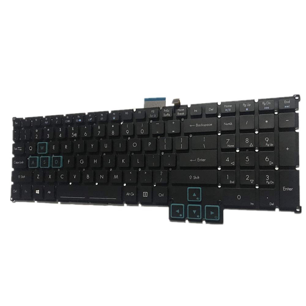 Tastiera Di Sostituzione Per Acer Predator G9-791 – Layout Americano (Inglese USA) – Colore Nero - 5
