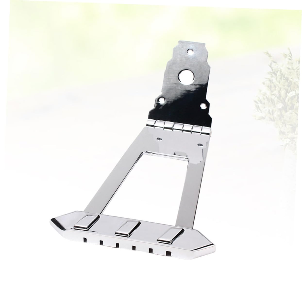 OFFSCH String Archtop Jazz Guitar Tailpiece Bridge Replacement Silver Finish Easy to Install for Upgrading Your Guitar Tailpiece