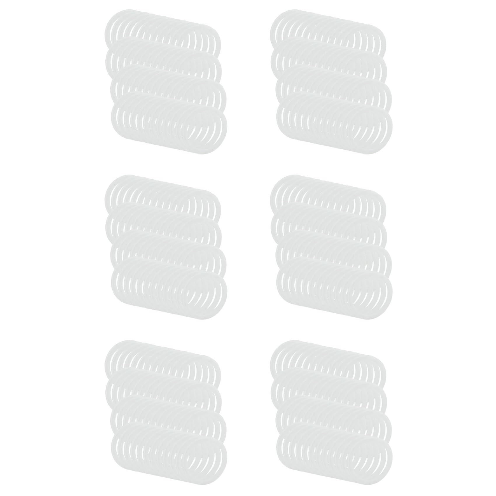 Hndhbfgrt Reusable LeakProof Silicone Seal Rings for Plastic Jar Lids (Wide Mouth, 288-Pack)