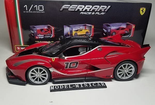 △超希少！Burago 1/18 フェラーリ Ferrari FXXK FXX K 赤 10