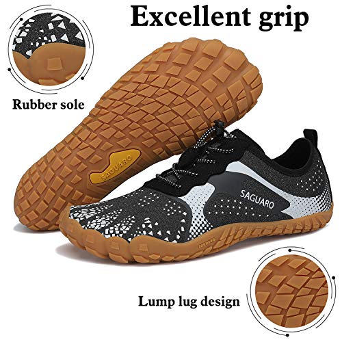 Miniatura 5 de Zapatillas De Deporte Exterior Interior Hombre Mujer Escarpines Deportes Acuáticos Calzado De Minimalista Para Playa Surf Transpirable De Secado Rápido, Hm Gris Bianco 42