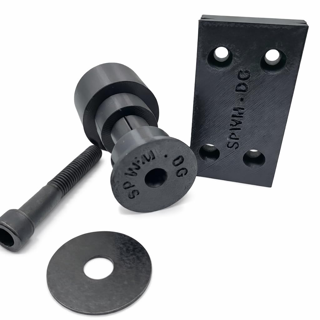 SPWM Ball Head Mount with 1" Riser for BOG DeathGrip Tripod - Photography Adapter with Arca Swiss Plate - Camera Equipment System - Designed and Manufactured in USA