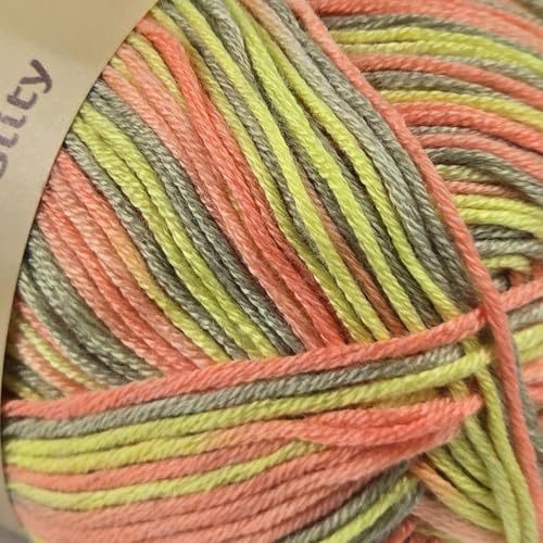 Image of 10-Pack of Yonkey Monkey 500 Grams Yarn - 70% Rayon derived from Bamboo, 30% Cotton - Imported - Tiger Mix 9046