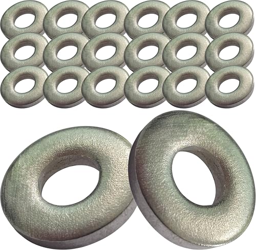 Arandelas planas gruesas M4 DIN 7349 - Acero inoxidable A2 para tornillos M3, M4, M5, M6, M8 y M10 (paquete de 20)