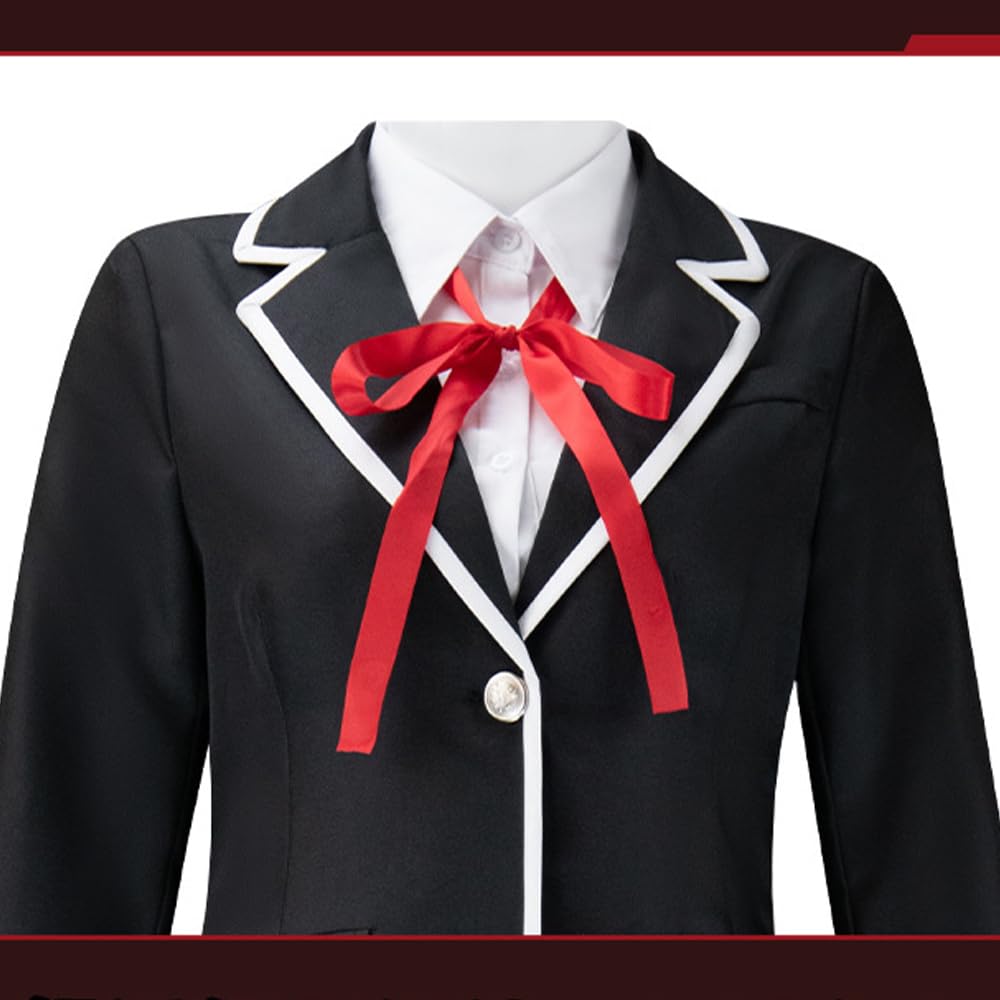 Yukinoshita Yukino kostium cosplay, czarny, mundurek szkolny, kurtka, spódnica w kratę, mundur do odgrywania ról, pełny zestaw, cosplay, strój na Halloween, karnawał, imprezę, strój dla