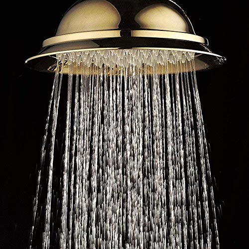 Robinet et colonne de douche dorée pour booster la pression d'eau faible