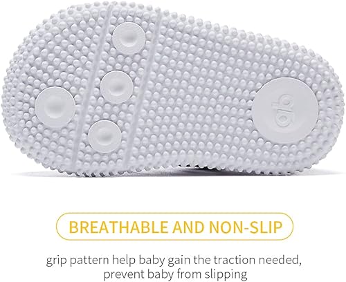 Vista 6 de Tenis antideslizantes para los primeros pasos, bebés, niños y niñas de 6, 9, 12, 18 y 24 meses