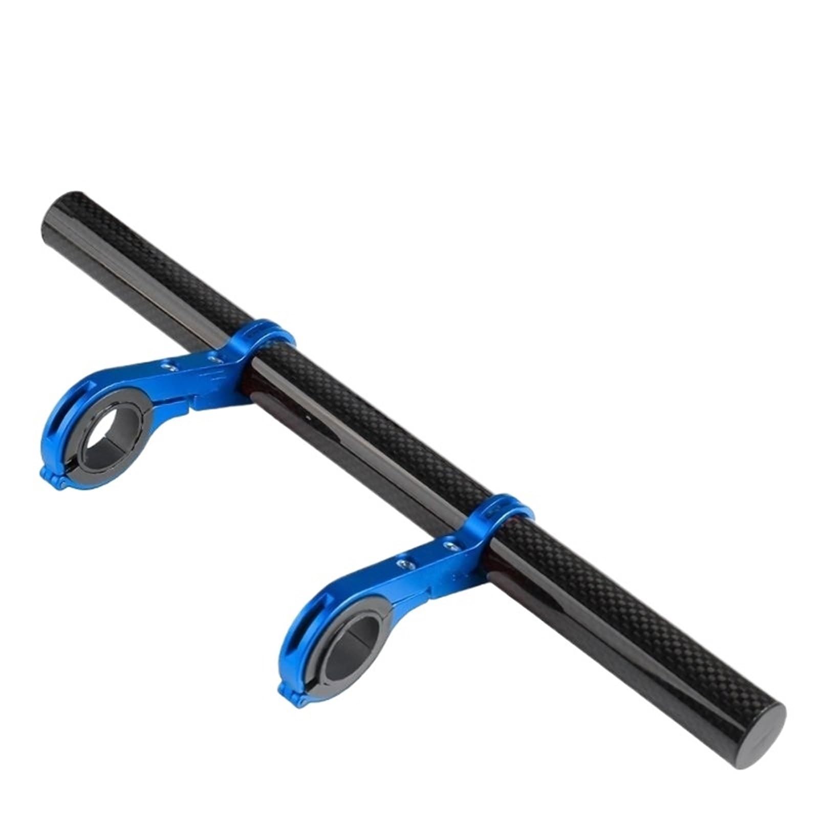 Motorradlenker 10/20/25/30 cm Erweiterte Halterung Fahrrad Scheinwerfer Bar Computer Halter Lampe Unterstützung Rack Legierung faser Stehen(Blue and Fiber 30CM)
