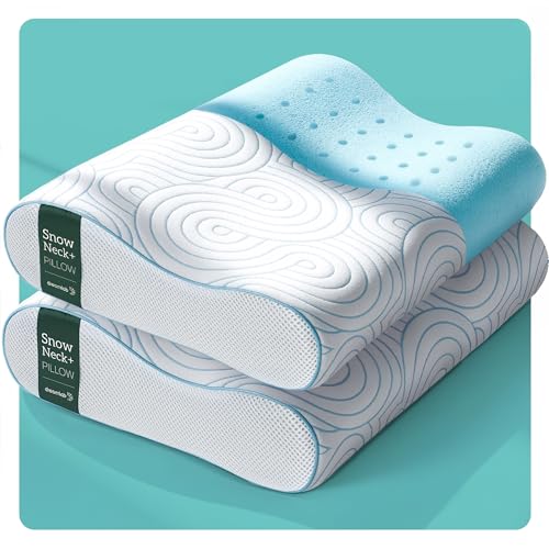 Reviews de Almohada bamboo al mejor precio. 47 Dreamlab Almohada Snow Neck+ 2 Pack | Almohada Cervical de Tela Fría al Tacto y Memory Foam con Gel | Hipoalergénica, Ergonómica y Certificaciones | 2 Piezas Tamaño Estándar...