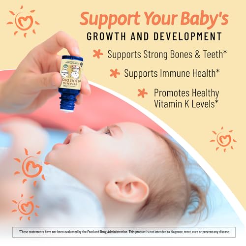 Image of Legendairy Milk Baby Vitamin D3 & K2 Liquid Drops, Certified Organic Baby Vitamin D Drops for Infants With K2 Drops, Newborns, Infants, Toddlers, and Kids, Vegan, Halal, Kosher, Non-GMO