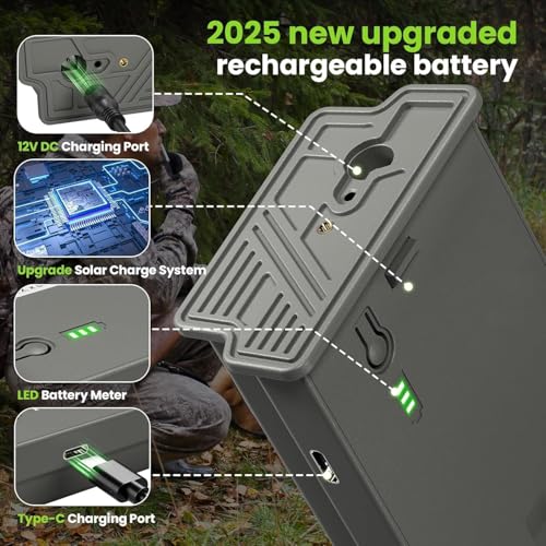 Image of New Reveal Lithium Battery for Cellular Trail Camera 2 Pack Rechargeable | Compatible with Camera Reveal Ultra, X Gen 3.0, Pro 3.0, X, X Pro, X Gen 2.0, XB, SK