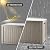 TARKARI 200 Gallon Outdoor Storage Box Waterproof, Resin Deck Boxes with Lockable Lid & UV-Resistant for Patio, Pool, Garden Furniture Cushions & Accessories, Coffee
