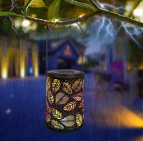 Solar-Lights-Outdoor-Lanterns-Hook-Lights-Cylinder-Metal-Hanging-Lamp-Inflatable-Waterproof-Decoration-Antique