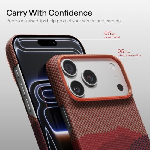 Image of pitaka for iPhone 18 Pro Max Case 6.9 inch, Caseless Feeling, Autumn Dusk