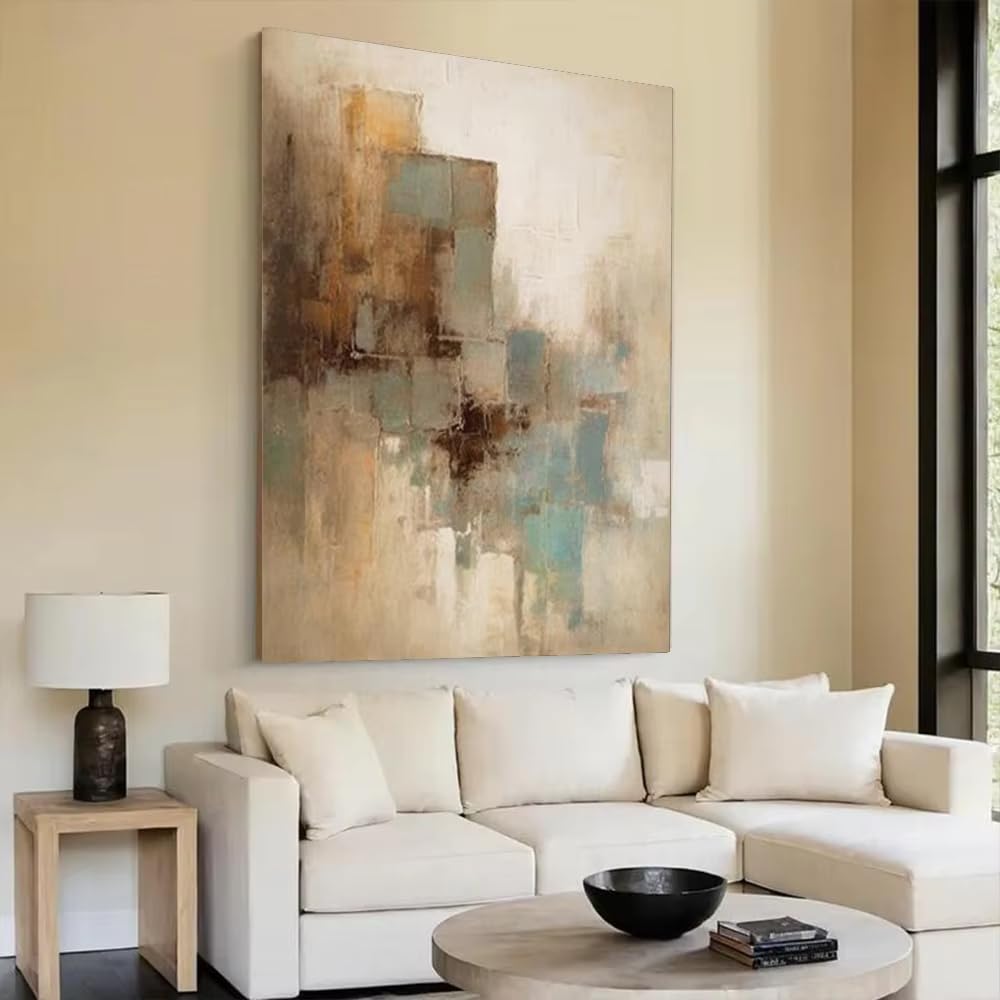 awtrhfc Abstract Painting Nordic Mediterranean dwelling Wall Art Picture For Home Living Room Decor Image Artwor(50x75cm(20x30in)/No frame)