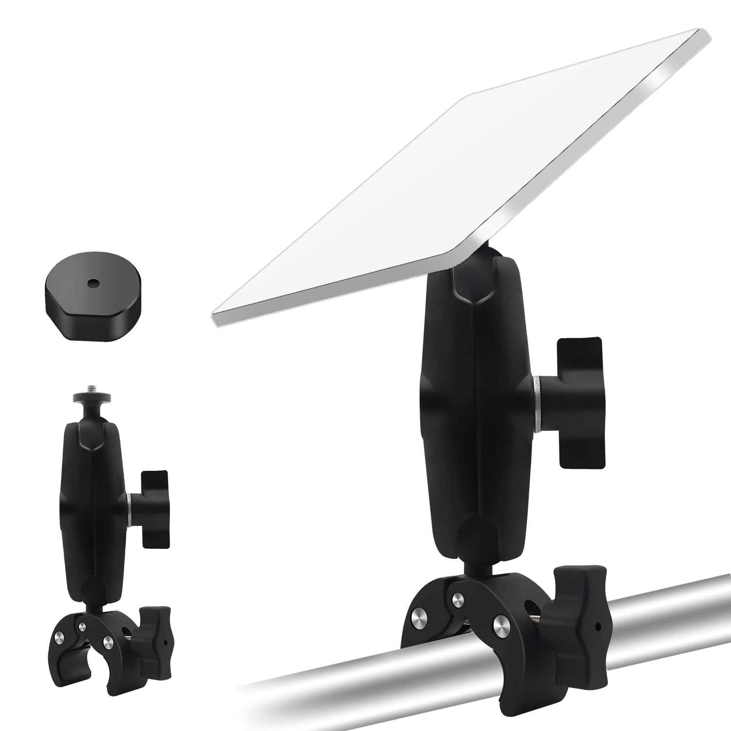 compatible avec Starlink Mini Poteau Fixation RV Ladder Mount Roof Rack 1/4 Adaptateur Tube Original Réglable pour Support Poteau sur Voiture RV Ladder Yacht(pour Modèle : SPX-04171000-515)