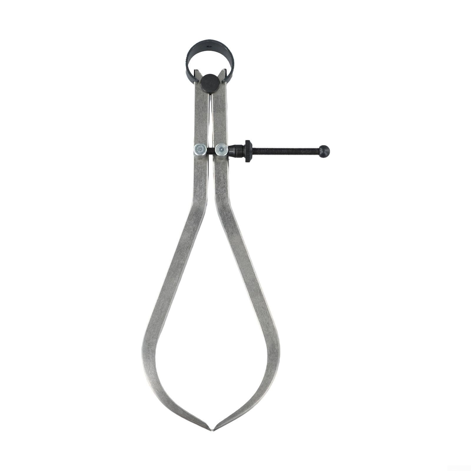 Tragbarer externer Messschieber für Drechseln, Karbonstahl, Messwerkzeug, präzises Messgerät, geeignet für Holzdrehmaschinen und Drehanwendungen (200 mm)