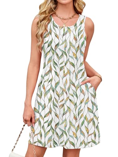 Image of Kikibell Womens Summer Dresses Sundress Beach Outfits Travel Dress Beach Dress Vacation Outfits Coverup M