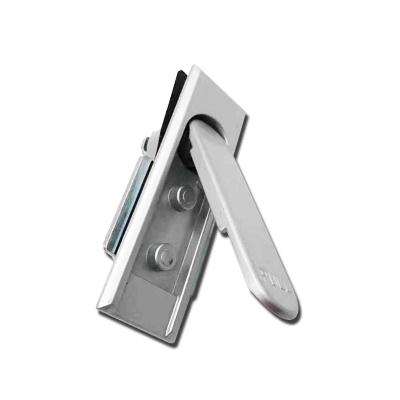 Cerradura de puerta de gabinete, pestillo eléctrico de aleación de zinc plano MS717-1, 1 unidad(MS717-1-No key)