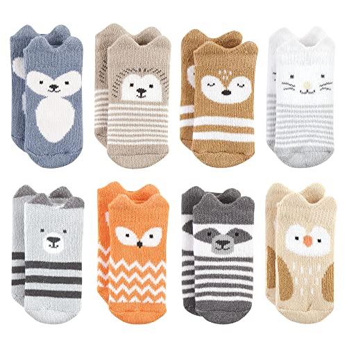 Hudson Baby Unisex Cotton Rich Baby Terry Socks 16-Pack2