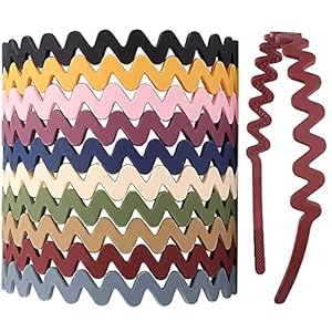 10 stks dunne hoofdbanden voor meisjes en vrouwen haaraccessoires, nonslip matte plastic hoofdbanden met tanden, haar…