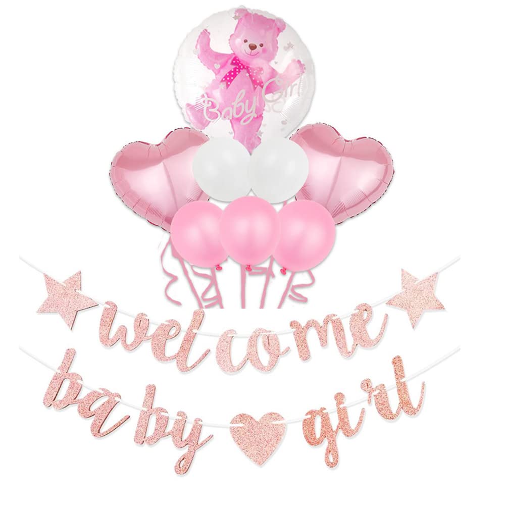 Amazon | Lumierechat ベビーシャワー 飾り 飾りつけ 装飾 バルーン