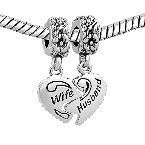 LovelyJewelry Valentines Day Gifts Wife & Husband Charms Love Family Celtic Knot Dangle For Bracelets2