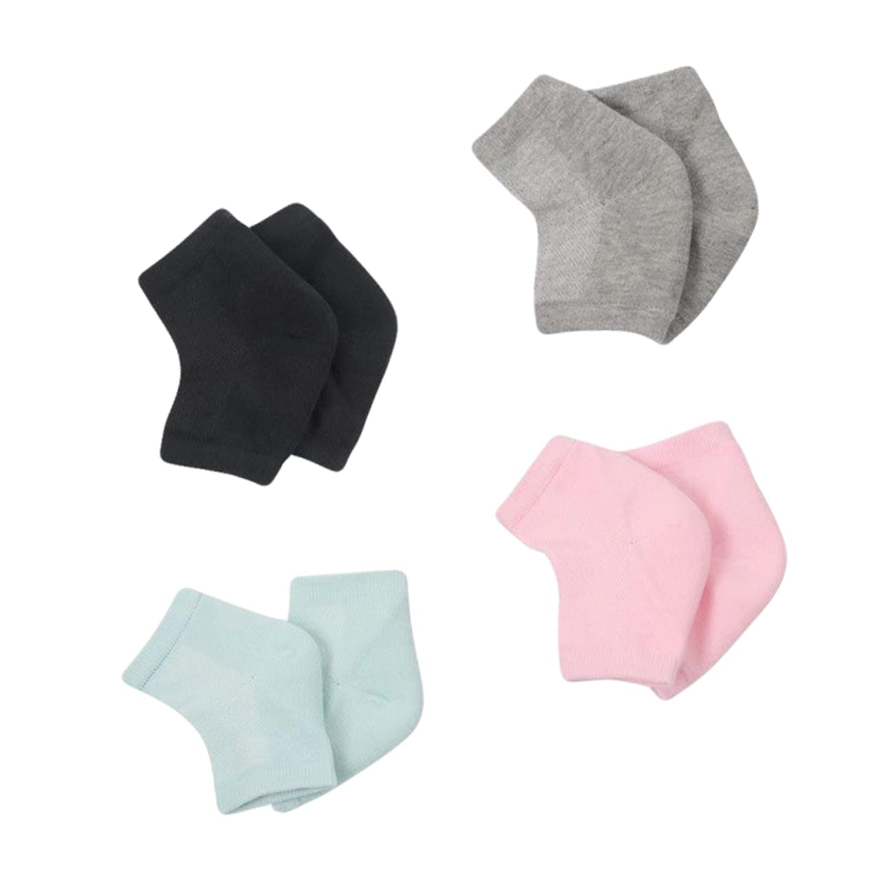 Didiseaon Moisturizing Gel Heel Sleeves Anti-Cracking Foot Socks Open Toe Foot Care Socks for Women Men