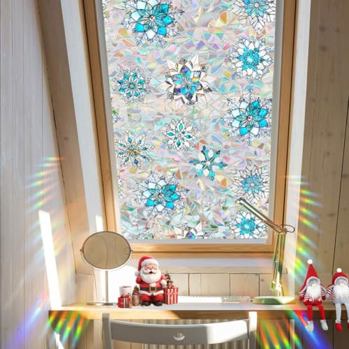 Vinilo Decorativo para Ventana Navidad 39.37x16.93 pulg miniatura 3