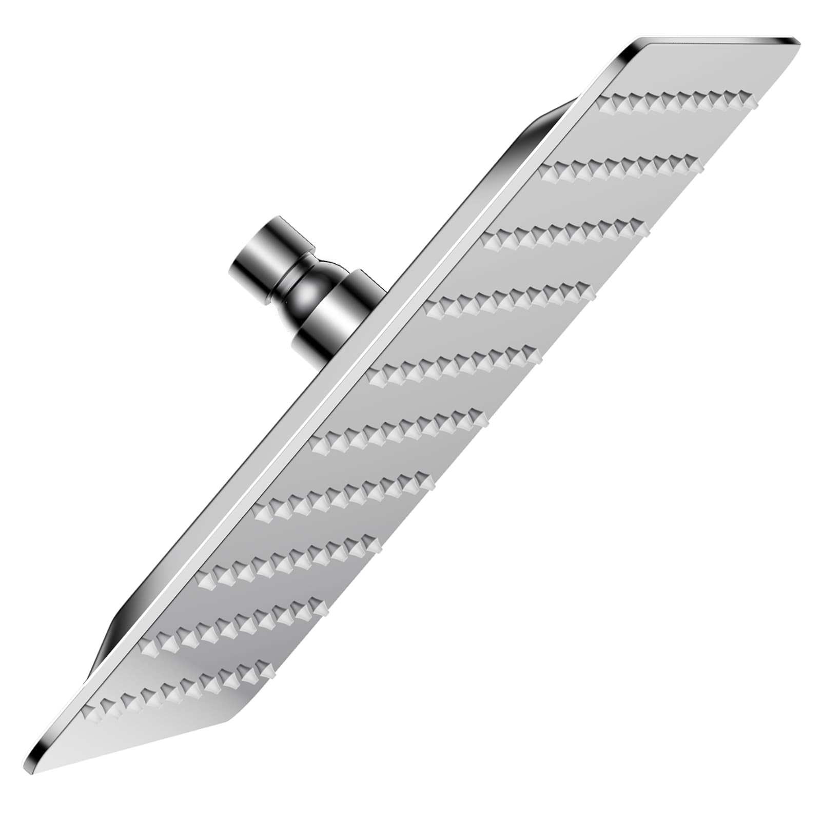 VBFF Shower Head Rain Shower Head 10" Square Shower Head 1.8GPM Flow Rainfall Shower Head VBFF08 (Chrome)