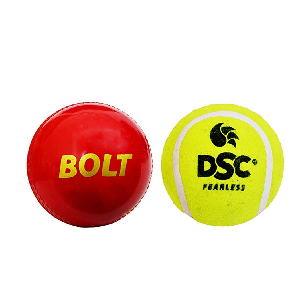 DSC 1500318 Synthetic Cricket Tennis Ball (Standard Size) Green 3
