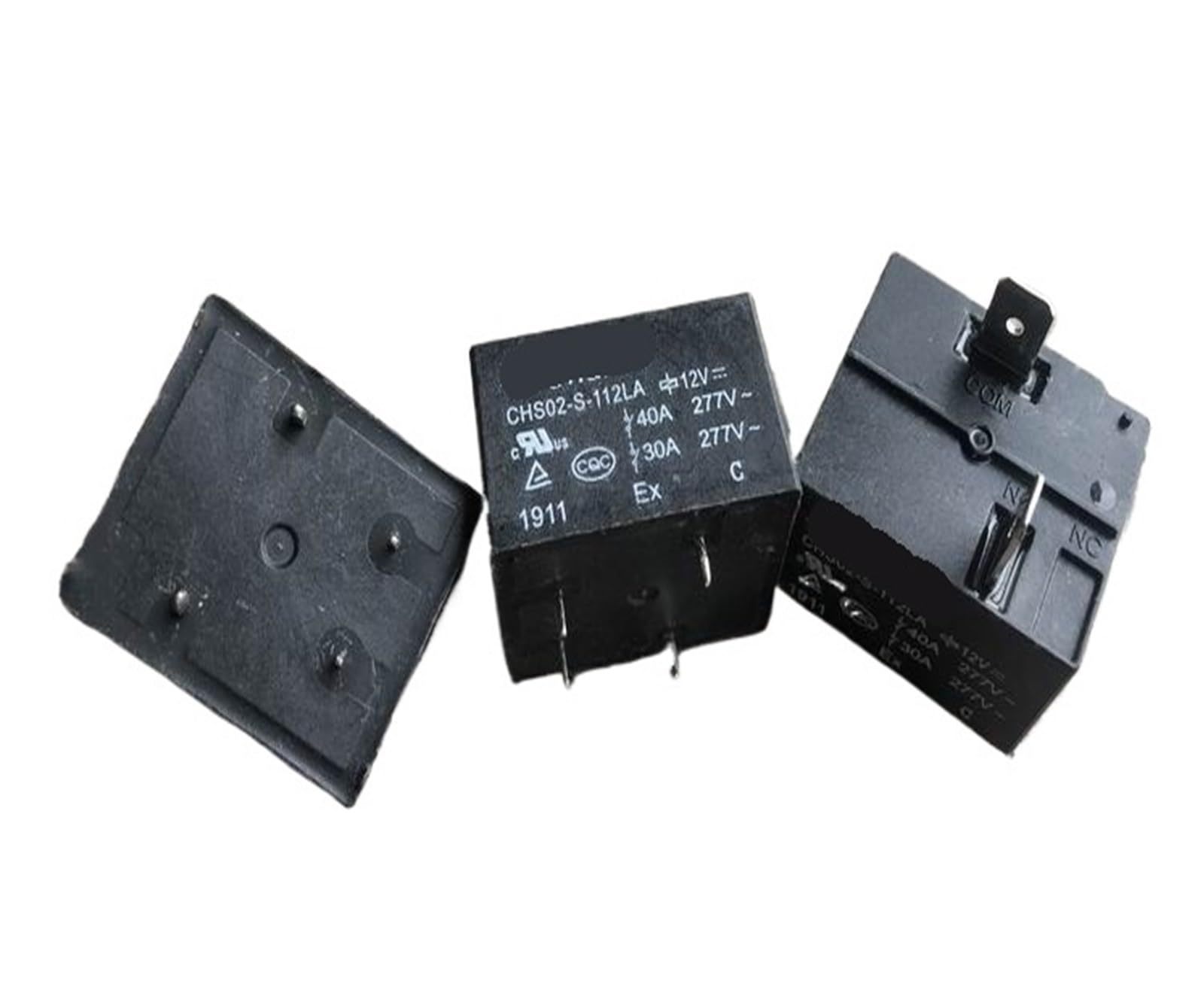 Relais CHS02-S-112LA 12V 40A composant électronique 4 pins MPQ4-1A-12V-40A