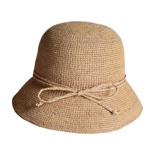 Wide Brimmed Lafite Hat, Children's Sun, Outdoor Beach, Foldable