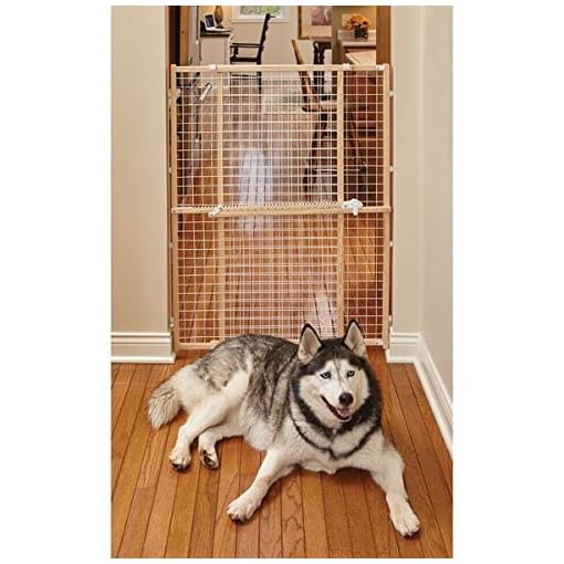 MidWest Wire Mesh Pet Safety Gate, 44 Inches Tall & Expands 2950