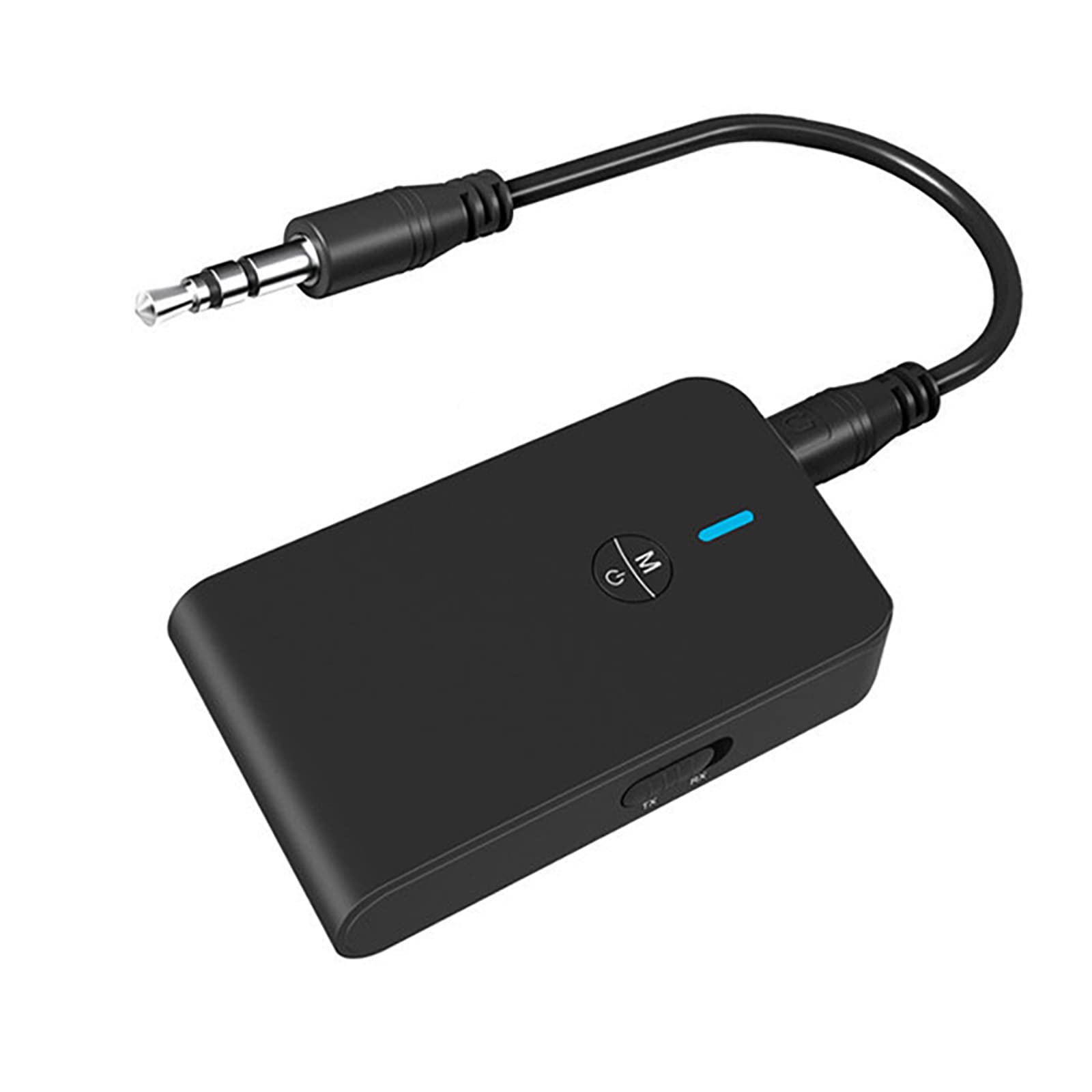 Trasmettitore Bluetooth, Adattatore Audio Wireless 2 in 1 con Cavo Audio Digitale da 3,5 Mm, Ricezione Bluetooth, Bassa Latenza, per TV/Lettore MP3/PC/auto/altoparlante/home Theater
