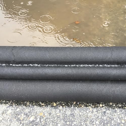 Image of Quick Dam Flood Barriers - 3.5 inch Height x 10 ft Length - 8 / Carton - Black