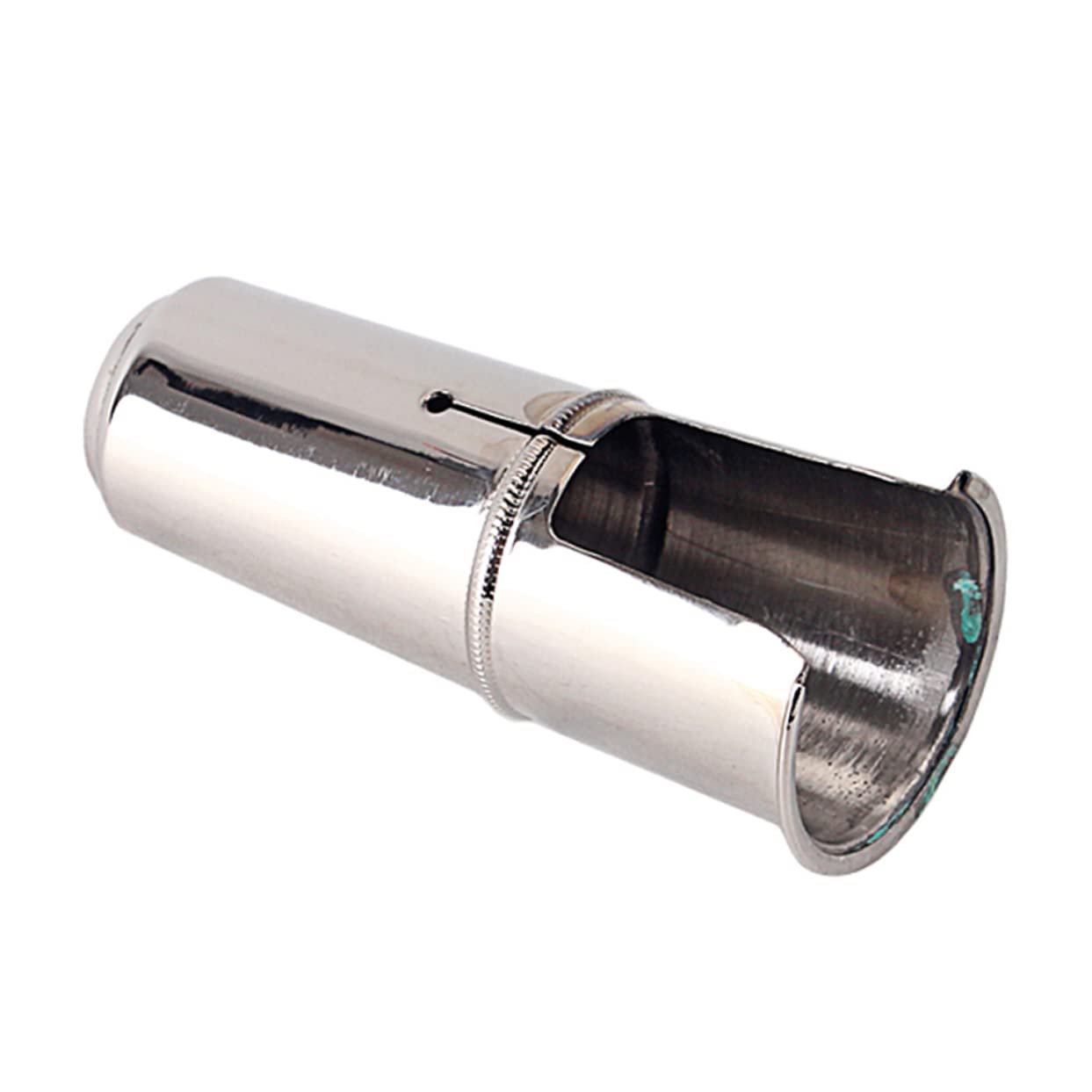 Tapa de Saxofón Tenor Tamaño L 84 Mm C53c de Metal Plata Que Protege el Raíl y Mejora la Pureza del Tono para Saxofón