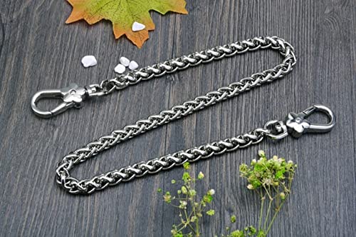 DINGDE Heavy Bag Chain - Gold, Silver, Gun Black, Brusehd Bronze 8mm Metal Replacement Chain Shoulder Strap for Bag Handles, Straps